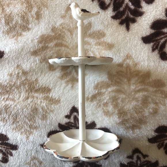 Vintage Bird Jewelry Holder - Cute Rustic Decor - Picture 3 of 3